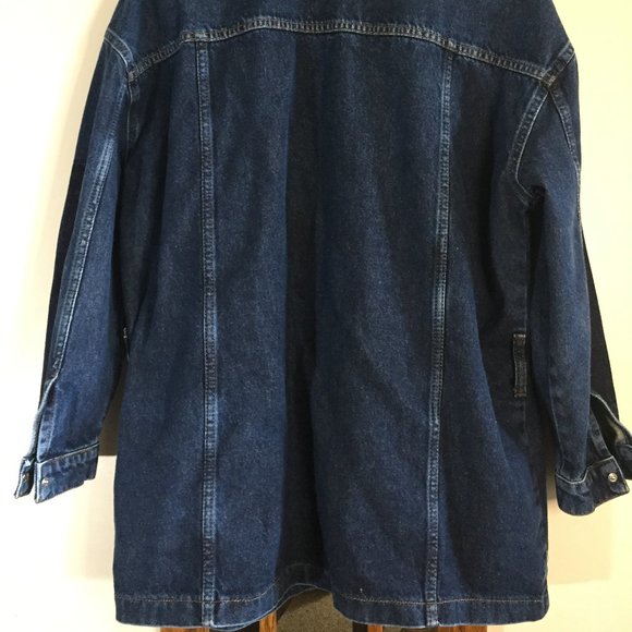 TRENDYOL OPEN FRONT DENIM JACKET - Picture 2 of 5